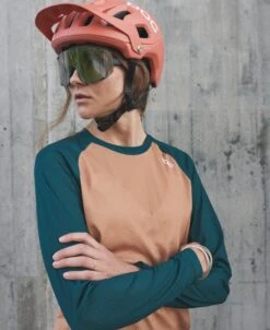 POC W's MTB Pure LS Jersey -POC Shop PDP 52854 W sMTBPureLSJersey 8405 MoldaniteGreen AragoniteBrown 4